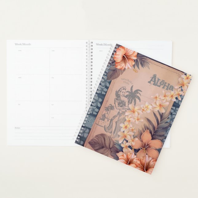 Vintage Hawaii: Wakiki Hula Planner (Display)