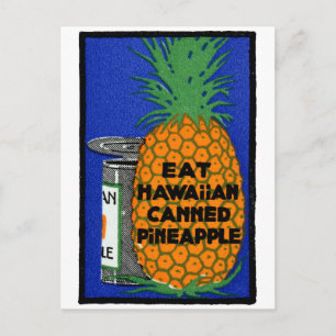 Vintage Hawaiian Pineapple Postcard