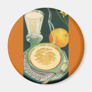 Vintage Health Foods, Beverages, Healthy Breakfast Magnet