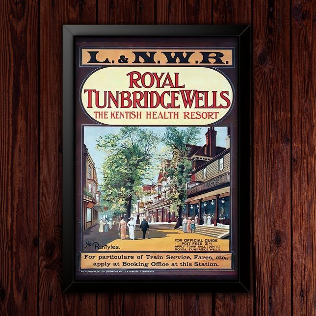 Vintage Health Resort Advertising Poster (Creator Uploaded)