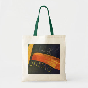 Vintage Healthy Foods, Whole Grain Wheat Bread Tote Bag