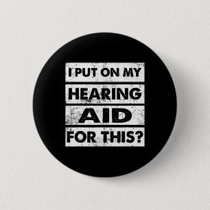 Vintage Hearing Impaired Deaf Awareness Asl Sign L 2 Inch Round Button