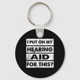 Vintage Hearing Impaired Deaf Awareness ASL Sign L Keychain