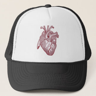Vintage heart anatomy Birthday Gifts Doctor Trucker Hat