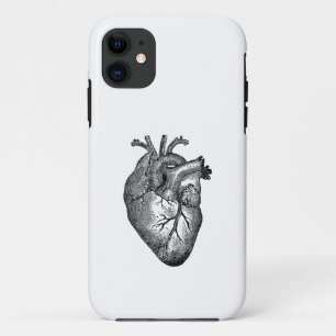 Vintage Heart Anatomy iPhone 11 Case