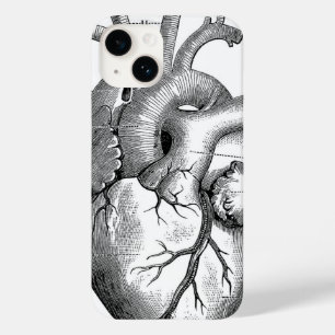 Vintage Heart Anatomy Customizable Case-Mate iPhone 14 Case