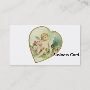 Vintage Heart and Cherub - Mother's Day/Valentine Business Card