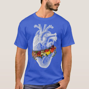 Vintage Heart Flower Collage by Tobe Fonseca T-Shirt