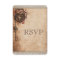 Vintage Heart Lock & Key Wedding RSVP