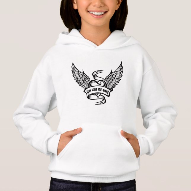 Vintage Heart With Wings (Front)