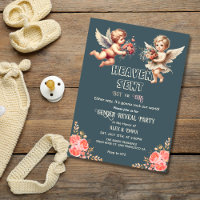 Vintage Heaven sent Angelic  Gender Reveal