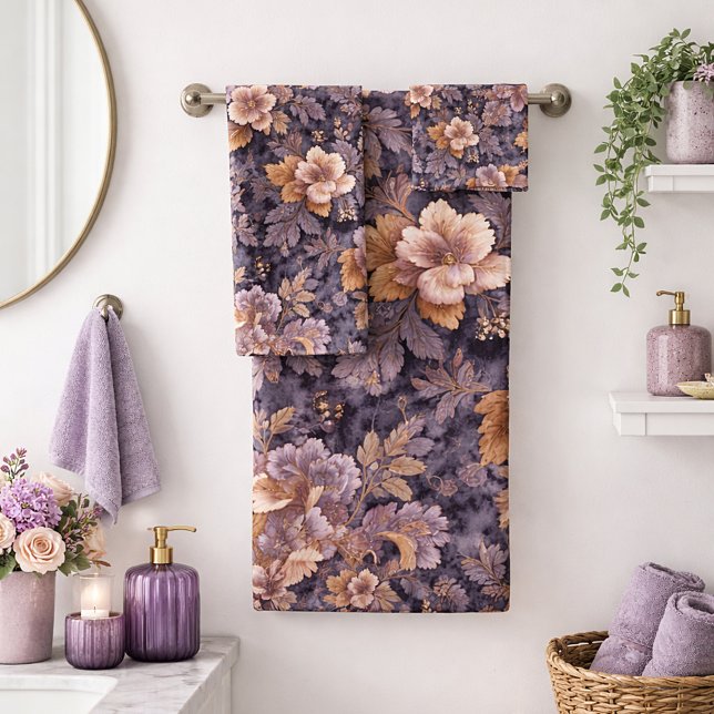 Vintage Heirloom Petals purple floral (Créateur téléchargé)