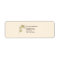 Vintage hellebore address label