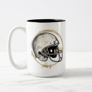  Vintage Helmet Ink Two-Tone Coffee Mug