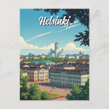 Vintage Helsinki Finland Travel