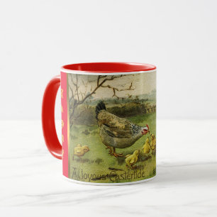 Vintage Hen Easter Holiday Mug