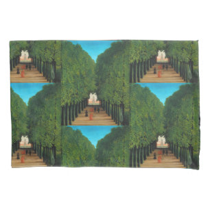 Vintage Henri Rousseau Paris Green Trees Park Art Pillowcase