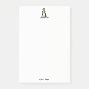 Vintage Heraldic Medieval Castle Emblem Crest Post-it Notes