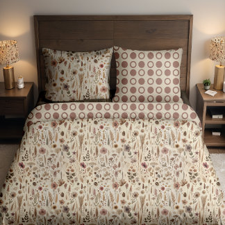 Vintage Herbarium Flower Botanical  Printed Backpack