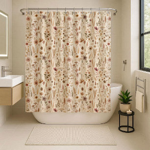 Vintage Herbarium Pressed Flower Boho Shower