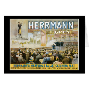Vintage Herermann The Great Magic Poster
