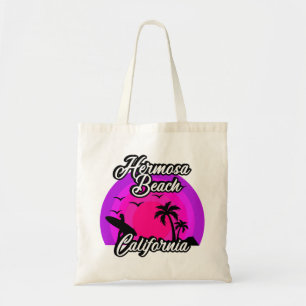 Vintage Hermosa Beach California Tote Bag