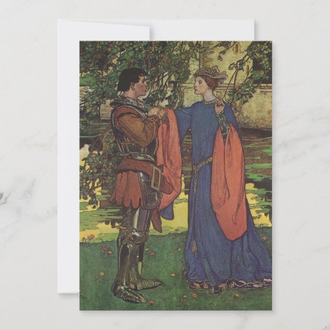 Vintage Hero Prince Knight Shining Armour Princess (Front)