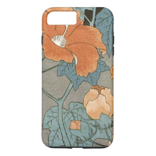 Vintage Hibiscus Flower Case-Mate iPhone Case