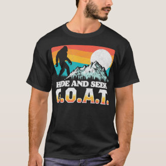 Vintage Hide And Seek GOAT Mountains Funny T-Shirt