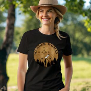 Vintage Hiking Lover Wander Woman T-Shirt