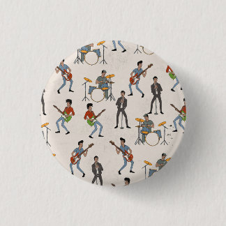 Vintage Hillbill Rockers 1 Inch Round Button