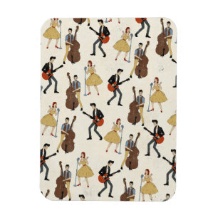 Vintage Hillbill Rockers Magnet