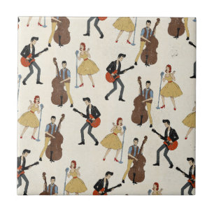 Vintage Hillbill Rockers Tile