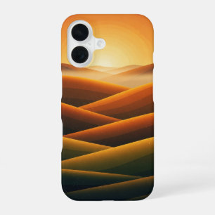 Vintage Hills in Warm Tones iPhone 16 Case