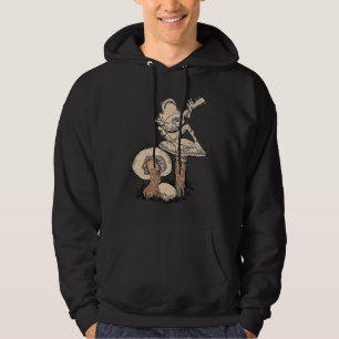 Vintage Hippie Cottagecore Frog Mushroom String G Hoodie