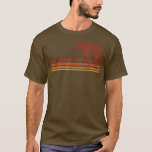 Vintage Hipster Boho Bear California Mens Womens T T-Shirt