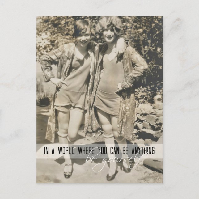 VINTAGE HIPSTERS Postcard (Front)