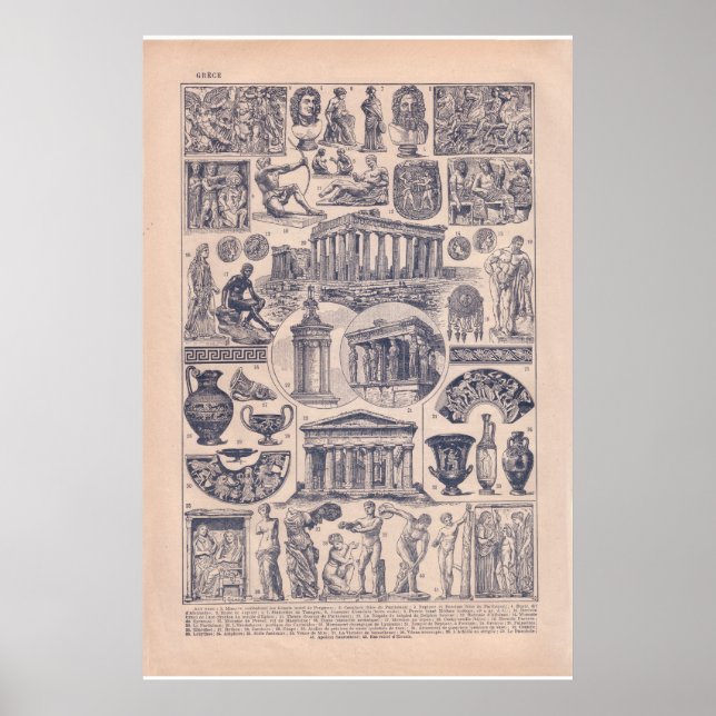 VIntage historic 1920  Greece Poster (Front)