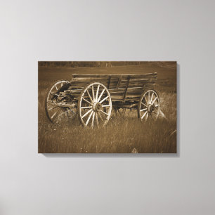 Vintage Historical Wagon #1 Canvas Wall Art