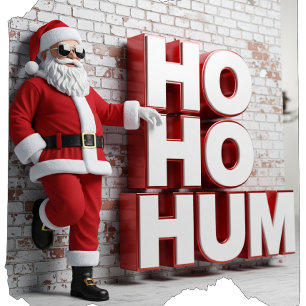 Vintage Ho Ho Hum Santa Christmas T-Shirt