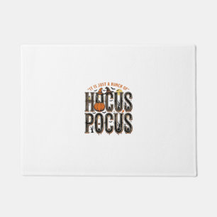 Vintage Hocus Pocus Halloween Pumpkin Shirt Design Doormat