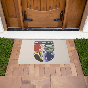 Vintage HOGWARTS™ Stamped Crest Doormat