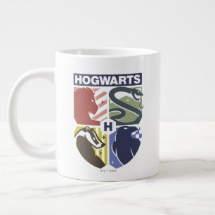 Vintage HOGWARTS™ Stamped Crest Large Coffee Mug