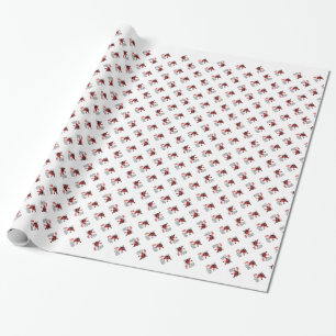 Vintage HOHOHO! Santa To Do list Customize Product Wrapping Paper
