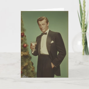 Vintage Holiday Elegance Portrait