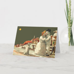 Vintage Holiday Greetings Card