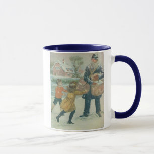 Vintage - Holiday Mailman, Mug