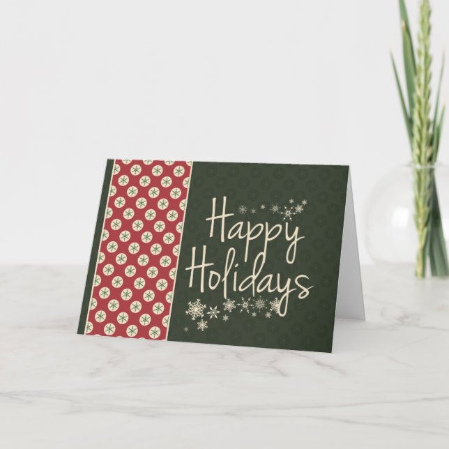 Vintage Holidays Holiday Card (Front)