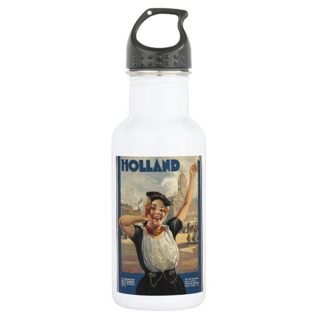 Vintage Holland Air Travel 532 Ml Water Bottle (Front)