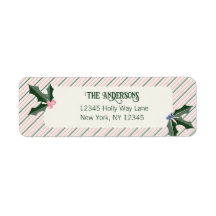 Vintage Holly Address